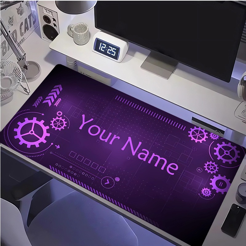 Office Tech Gear - Mouse Pad Personalizável Estilo Gear Tech,