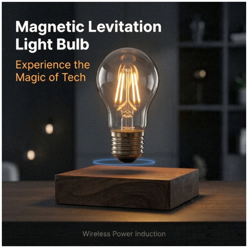 Office Tech For Home - Lâmpada LED Flutuante Magnética Sem Fio