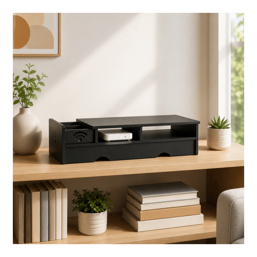 Office Tech For Home - Caixa de Armazenamento para Roteador WiFi