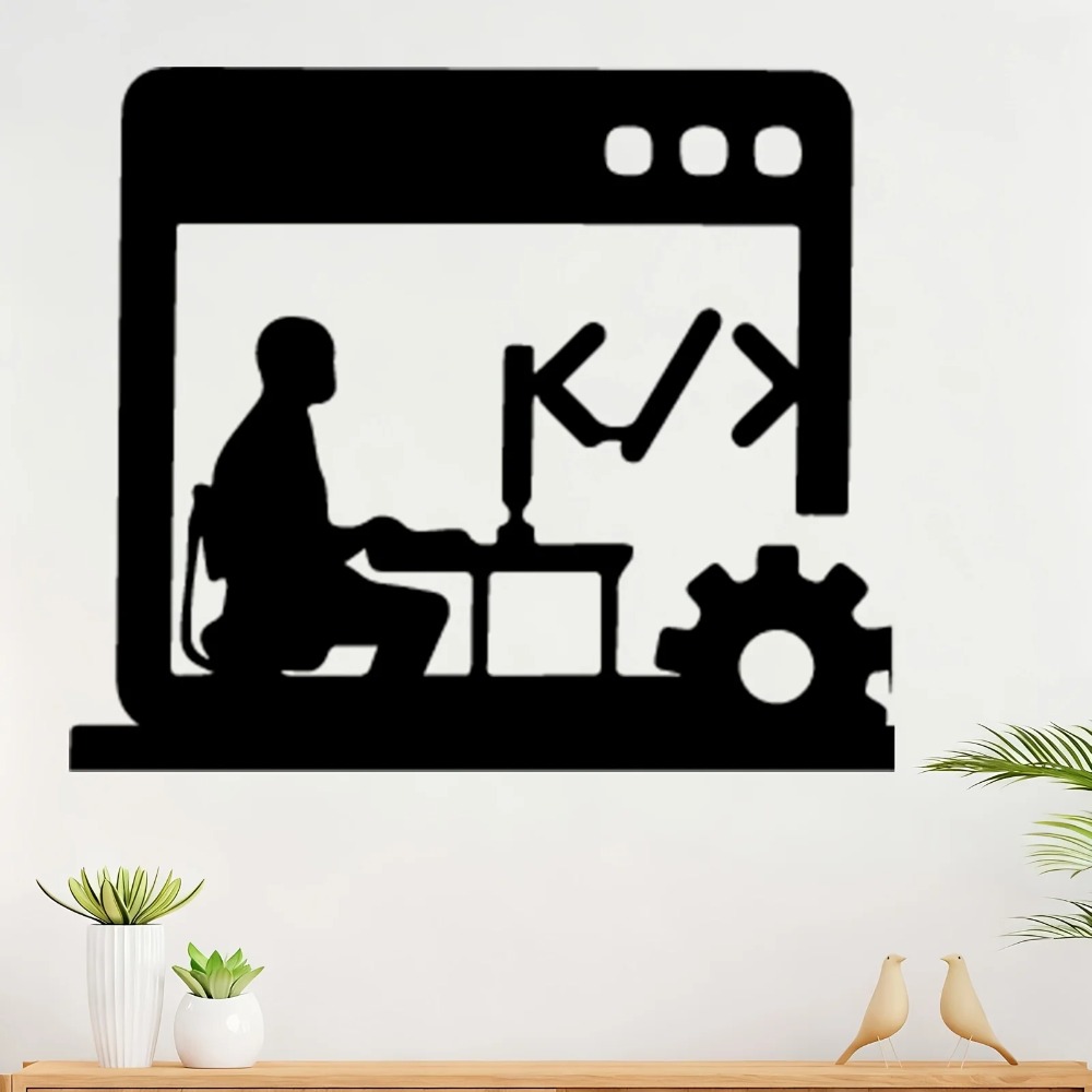 Tech Office Wall Art - Arte de Parede Moderna em Metal