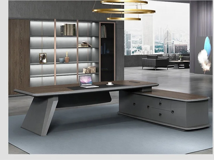 High Tech Office Room - Mesa de Escritório Executiva de Luxo