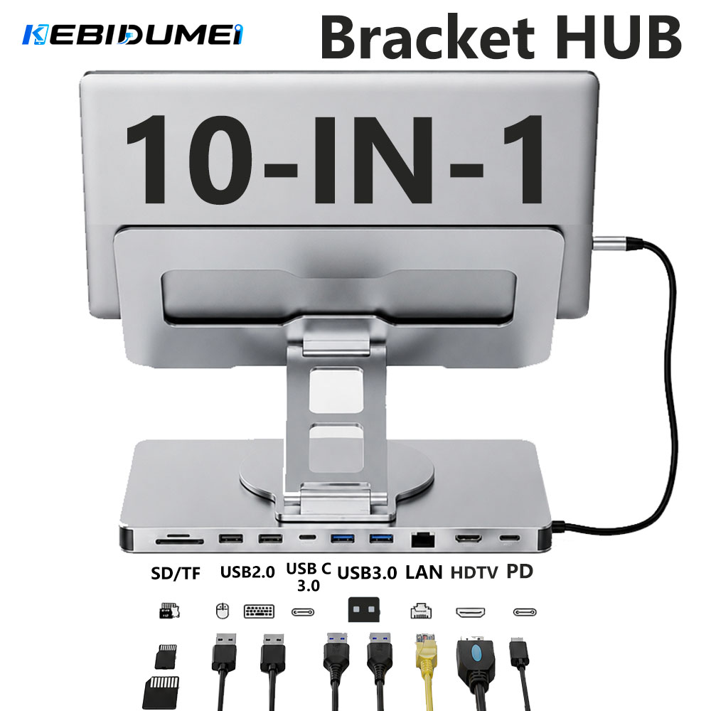 Gigabit Network Card - Estação de Docking para Laptop KEBIDUMEI