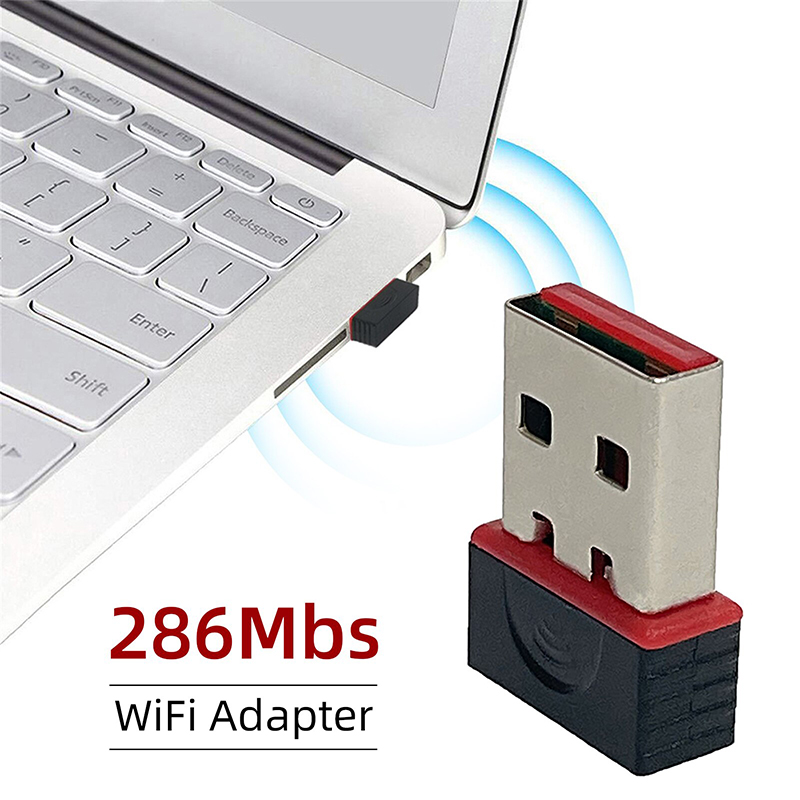 2.4ghz sem fio mini usb wifi a - Gigabit Network Card avaliação e preço