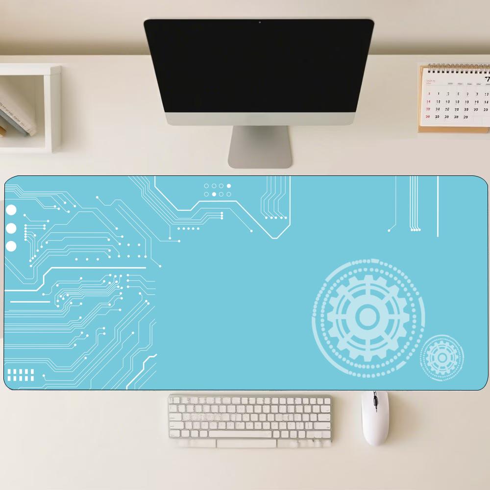 Mouse Pad Estendido Blue Tech  - Office Tech Gear avaliação e preço