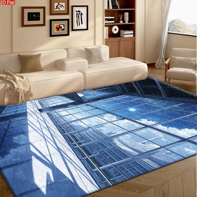 Tapete Artístico Único para De - Office Tech For Home avaliação e preço