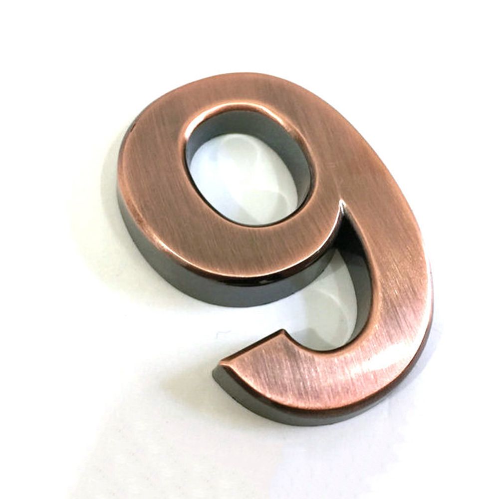 1 pc 3d bronze numeral auto-ad - Digital Signature Pad avaliação e preço