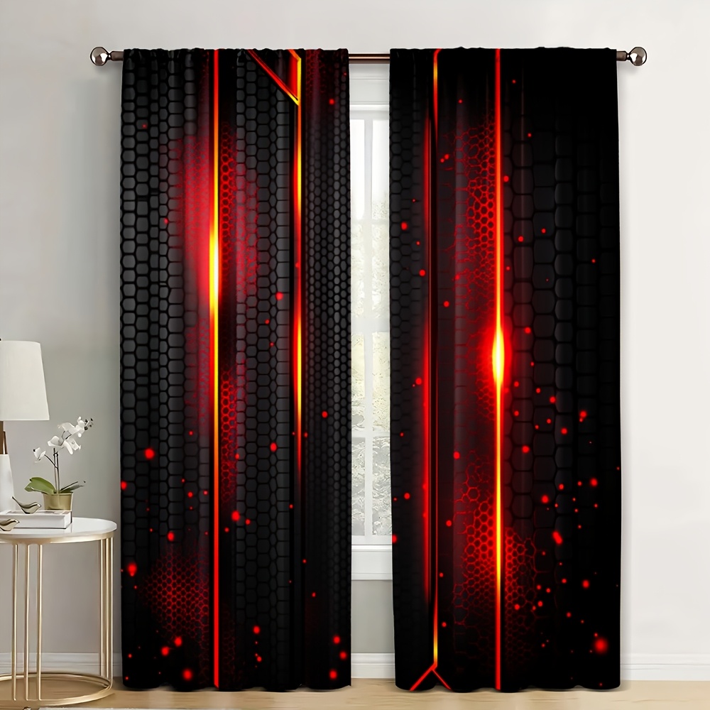2 Peças Cortinas de Lava com E - Office Tech For Home avaliação e preço