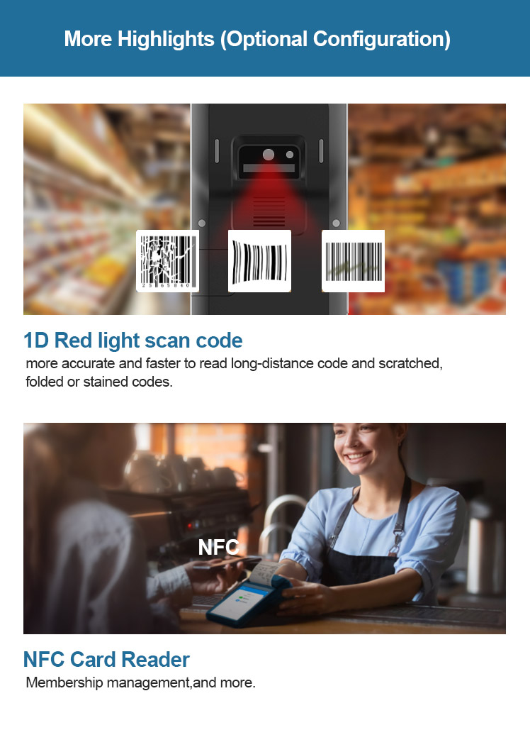 Máquina de pagamento móvel por - Pos Terminal Android avaliação e preço