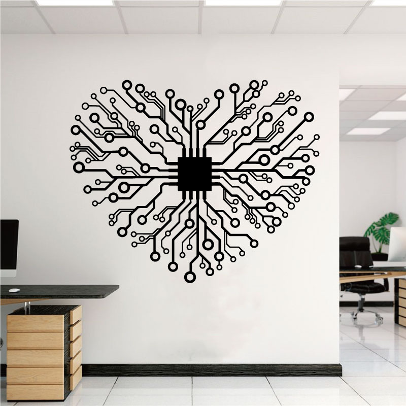 Amor chip tecnologia empresa e - Tech Office Wall Art avaliação e preço