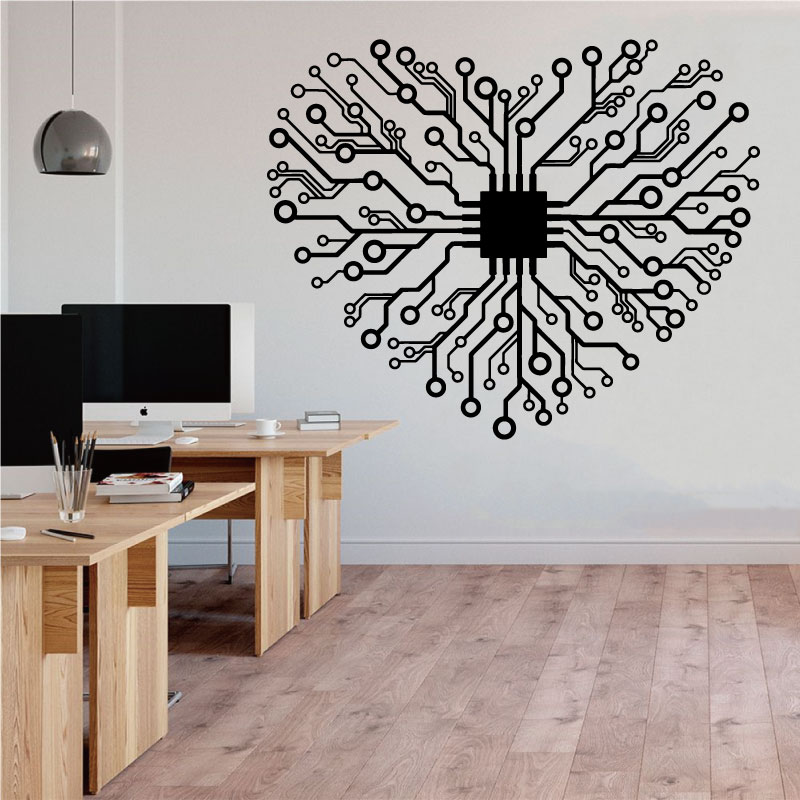 Amor chip tecnologia empresa e - Tech Office Wall Art avaliação e preço