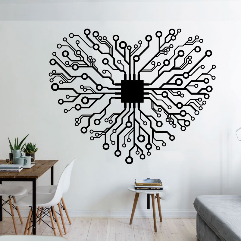 Amor chip tecnologia empresa e - Tech Office Wall Art avaliação e preço