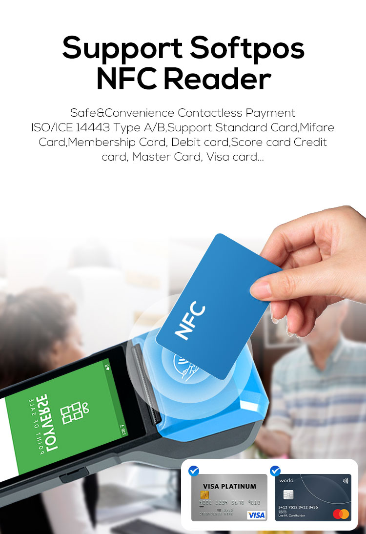 Novo produto nfc pos máquina a - Pos Terminal Android avaliação e preço