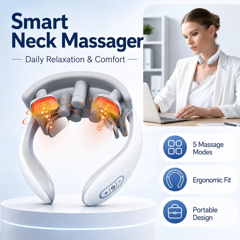Massageador de Pescoço Intelig - Office Technologies avaliação e preço
