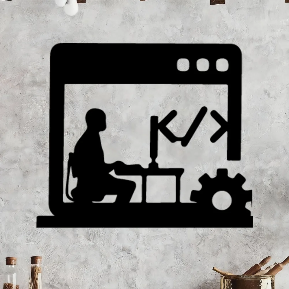 Arte de Parede em Metal CIFBUY - Tech Office Wall Art avaliação e preço